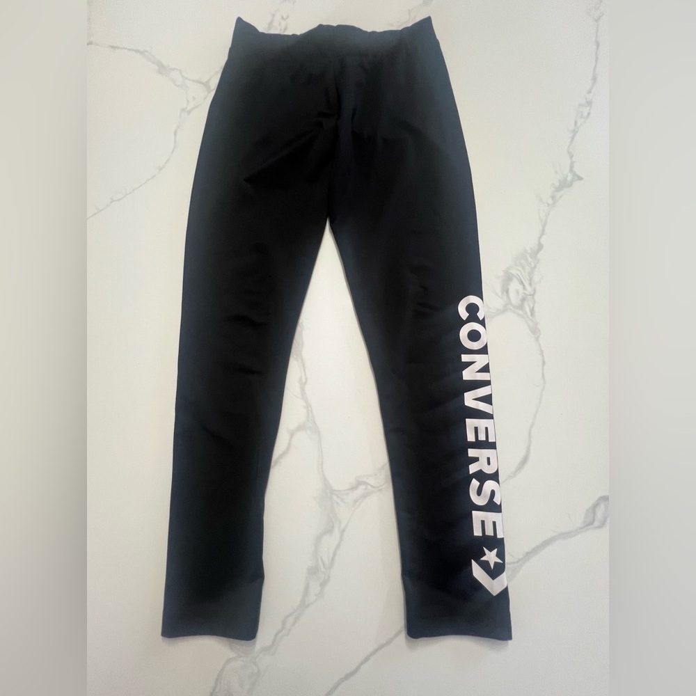 Converse Kids Black Leggings XL 13-15 great condition